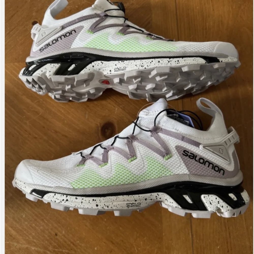 Women’s Salomon XT Rush Shoes White Nimbus Cloud  Trail Running Hiking Size 8.5